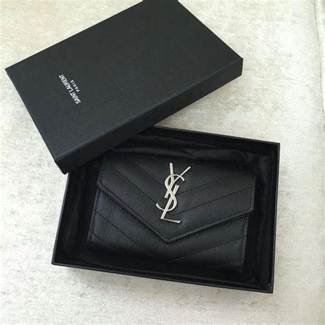 monogram small envelope wallet ysl|YSL card wallet.